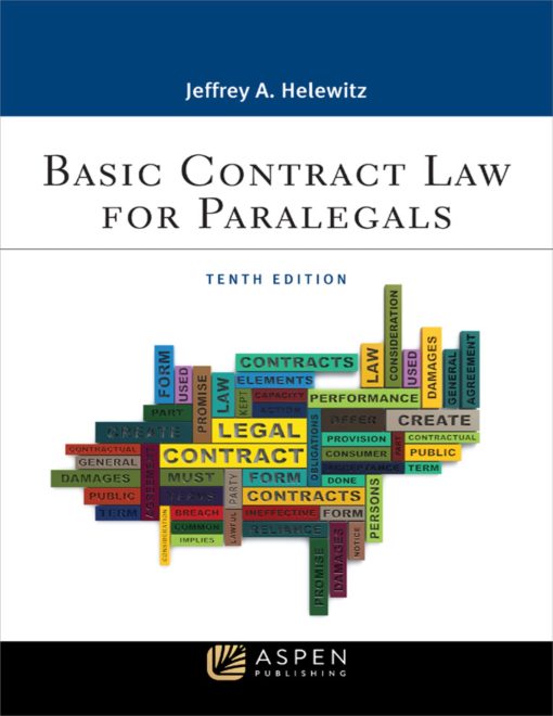 Basic Contract Law for Paralegals 10th Edition
