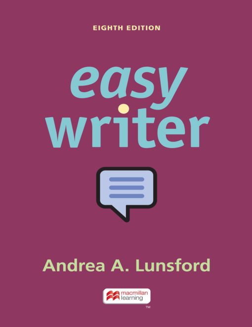 Easy Writer 8th Edition