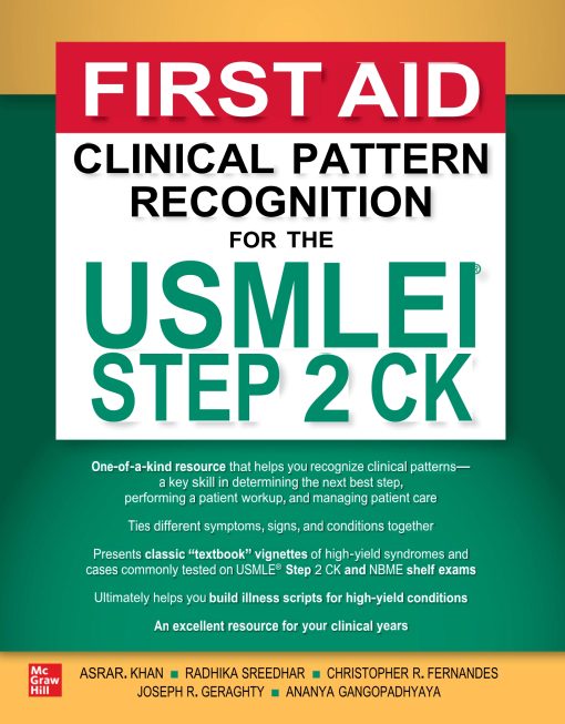 First Aid Clinical Pattern Recognition for the USMLE Step 2 CK