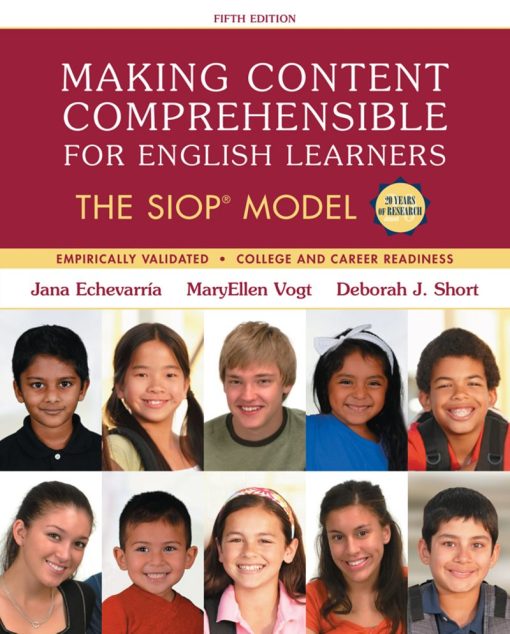 Making Content Comprehensible for English Learners The SIOP Model 5th Edition