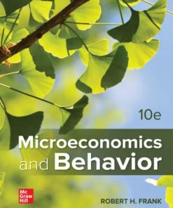 Microeconomics and Behavior 10th Edition