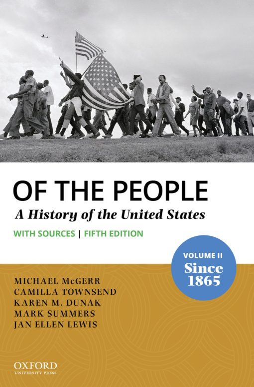 Of the People 5th Edition Since 1865 Volume 2