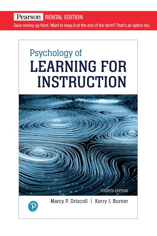 Psychology of Learning For Instruction 4th Edition