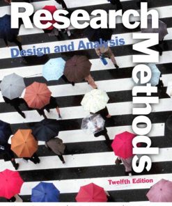 Research Methods Design and Analysis 12th Edition
